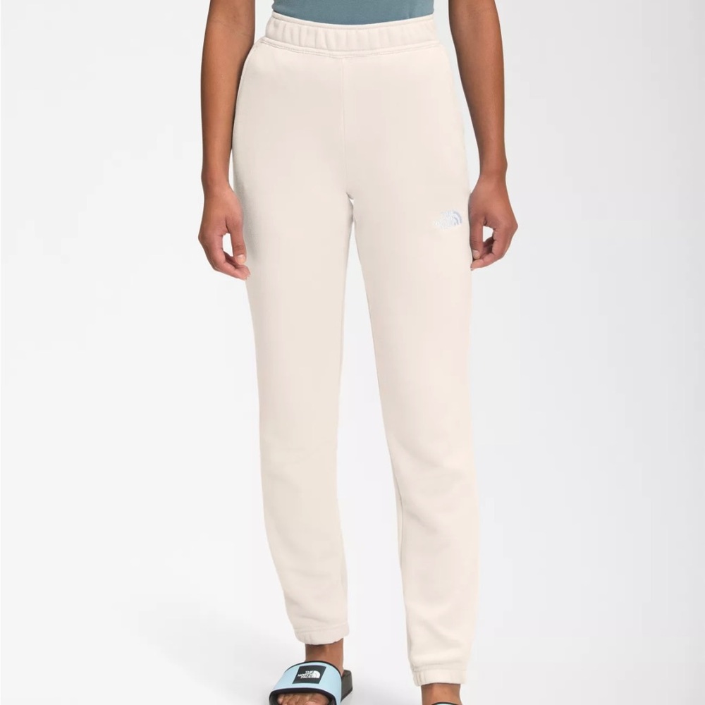 The North Face Women's Simple Logo Jogger Ivory New With Tags Size XL - Picture 1 of 12